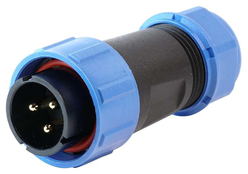 Multicomp Pro (MP002660) Circular Connector, Plug, 3 Contacts