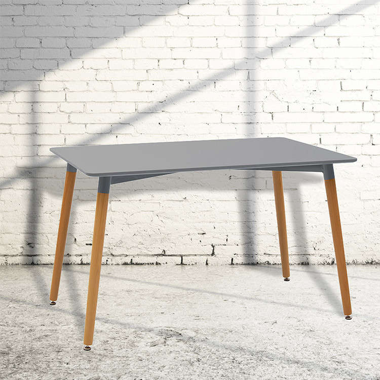 Dining Suite / Set - Dining Table with Four Padded Chairs - Grey Colour