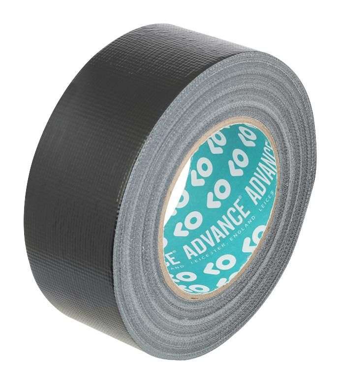 Advanced Tapes (AT170 BLACK 50M X 50MM) Duct Tape, 50 mm x 50 m