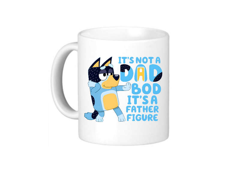 Bluey Dad Mug - Father`s Day Single Coffee Mug