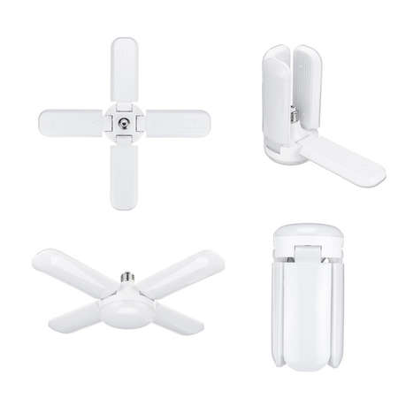 Mosquito Killer Lamp 4 Leaf Deformable LED Light Bulb