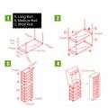 FABRIC SHOE RACK (9 TIER )