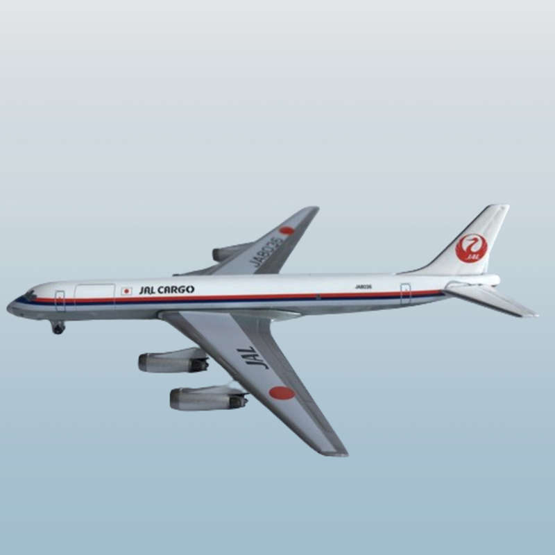 1:400 Scale, JAL ( Japan Air lines) Cargo, Douglas DC-8, Display Model