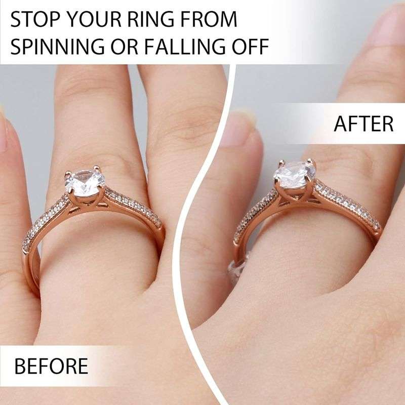 Ring Size Adjuster for Loose Ring Clear Silicone Ring Guard