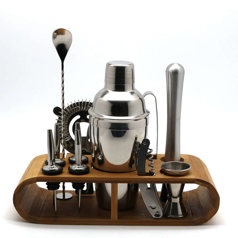 12 - Piece Stainless Steel Cocktail Shaker Bar Set