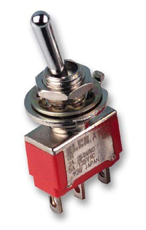 Te Connectivity (A103SYZQ04) Toggle Switch, On-Off-On, SPDT, 5 A