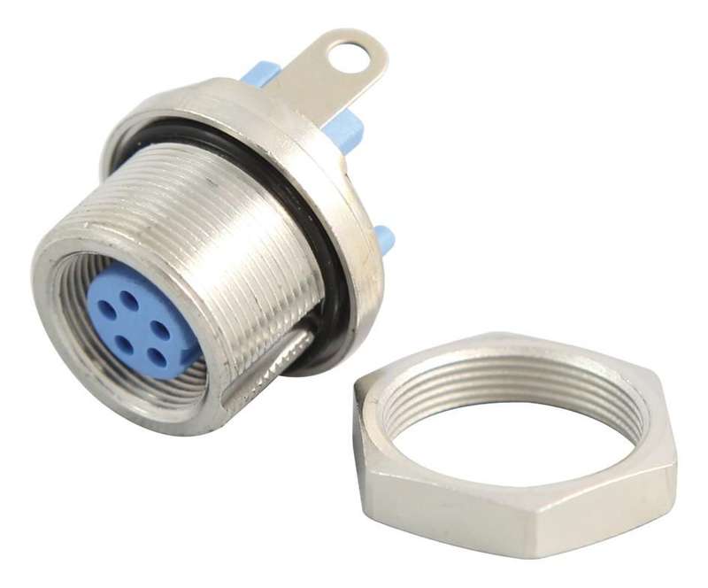 TE Connectivity (T01-0580-S05) Circular Connector, Receptacle, 5 Contacts,