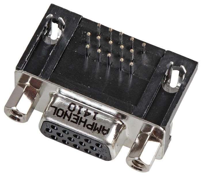 Amphenol (L77HDE15SD1CH4F) D Sub Connector, High Density, Receptacle