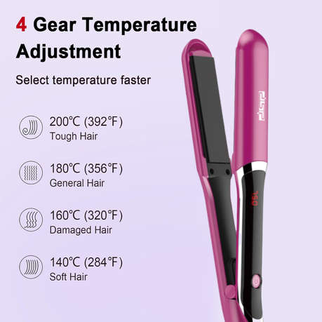 Hair Straightener Iron with Temp Auto shut-off Control Quick Smooth Hair