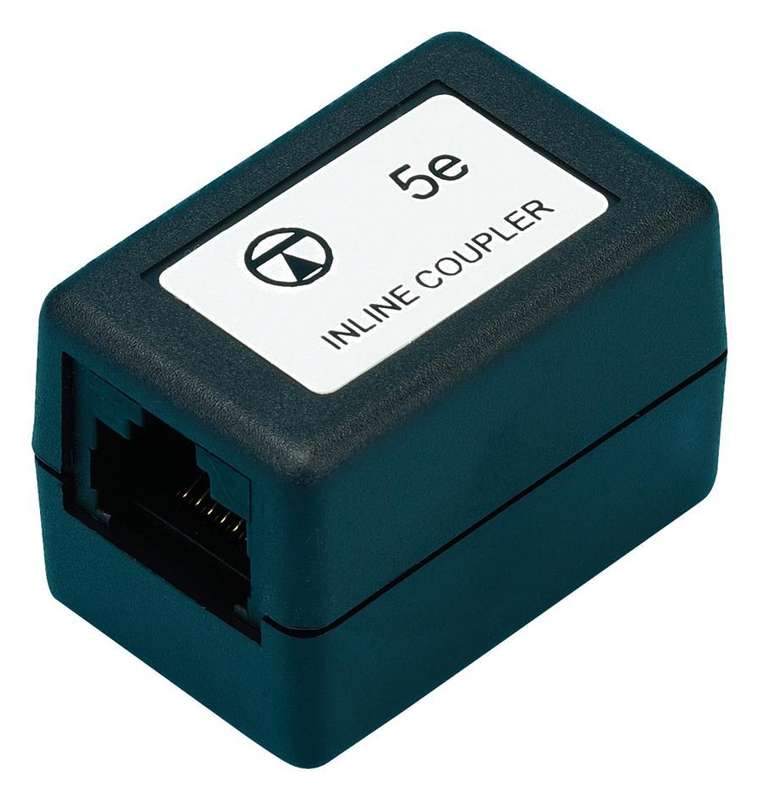 Tuk (FACBK) In-Line Adapter, Cat5e, RJ45, RJ45, Adaptor, In-Line