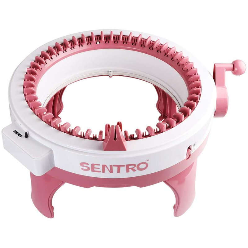Sentro 48 Needle Knitting, Crochet Machine | Adult/Kids Rotating Round Loom