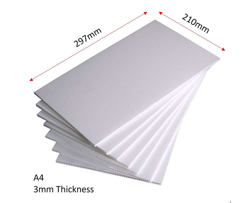 High Quality Correx Sign Boards - Pack of 20 - A4