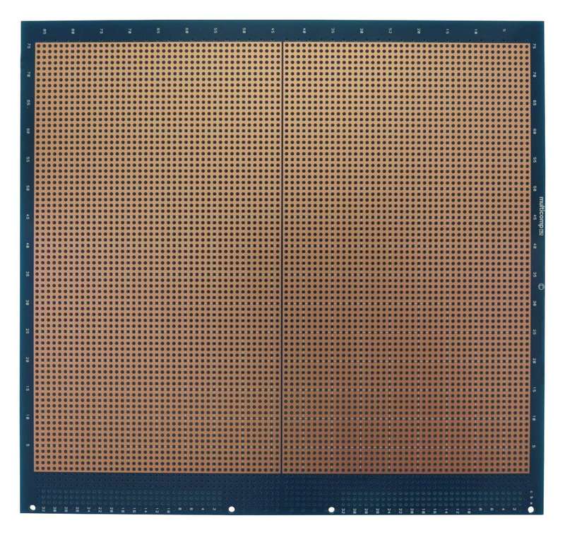 Multicomp Pro (MP005890) Eurocard PCB Board, Epoxy Glass Composite
