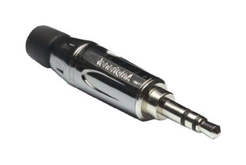Amphenol (KS3PCAU) Phone Audio Connector, Stereo, 3-5mm Cable OD