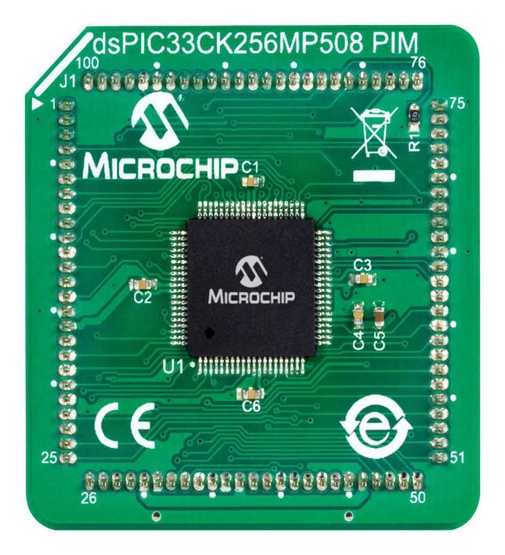 Microchip (MA330042) Daughter Board, dsPIC33CK256MP508 DSC