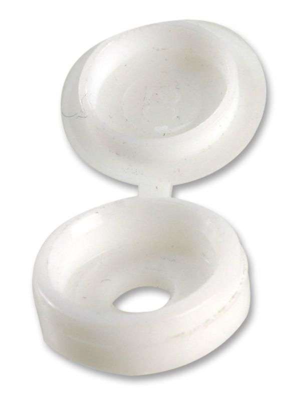 Duratool HCC0 Screw Cover Cap, Hinged, Plastic, Pack of 100