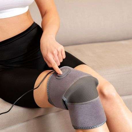 Vibrating Heated Knee Brace Wrap With Massager