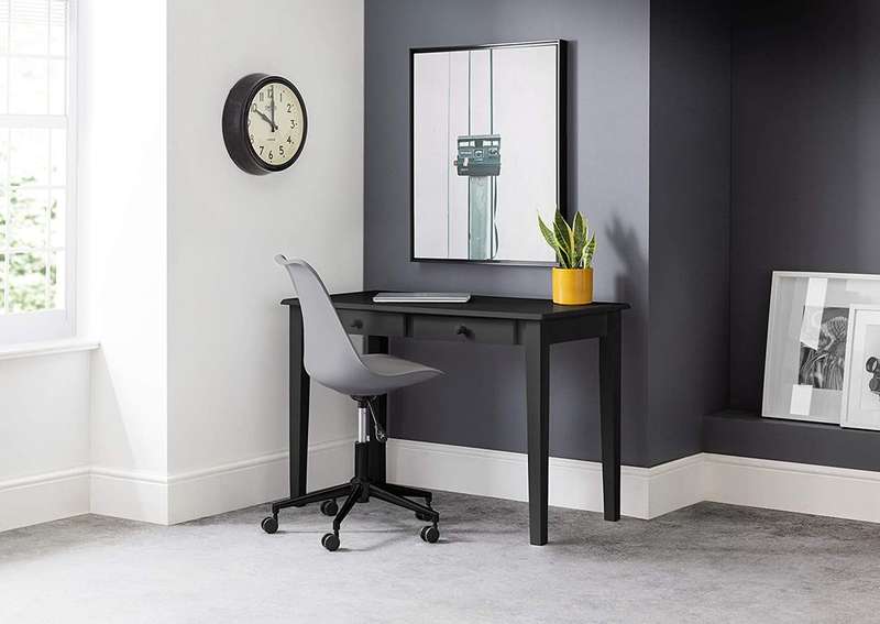 office Chair - Padded seat with Wheels - Grey Colour