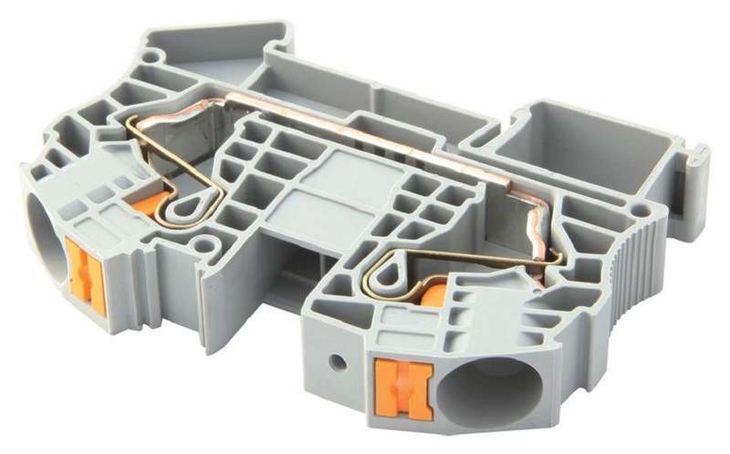 Phoenix Contact (PT 16 N) DIN Rail Mount Terminal Block, 2 Ways, 20 AWG