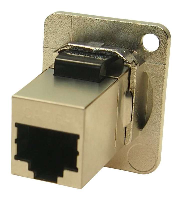 Cliff Electronic Components (CP30225SM) In-Line Adapter, Cat6a, RJ45, RJ45