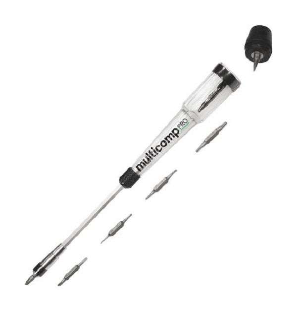 Multicomp Pro (MP700130) 12-in-1 Ratchet Screwdriver Set