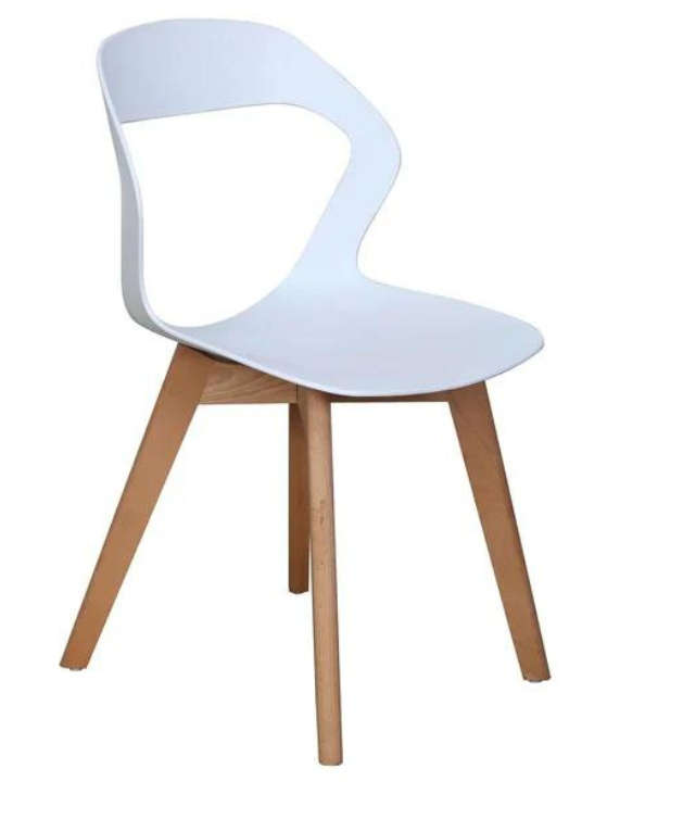 Plastic Kitchen Chair 1 Pack - White