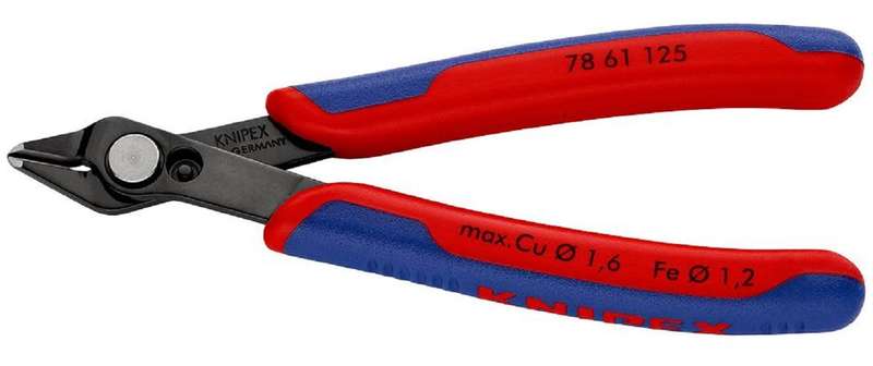 Knipex (78 61 125) Cutter, Side, 125mm, Flush, 1.6mm