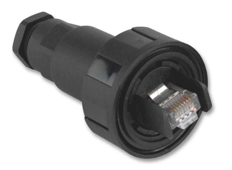 Bulgin Limited (PX0834/B) Modular Connector, RJ45 Plug, 1 x 1 (Port), 8P8C