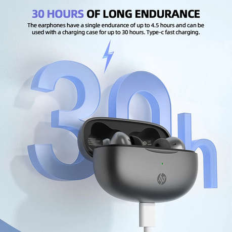 HP - H10I - HIFI Sound Sport TWS Wireless Earbuds - Black