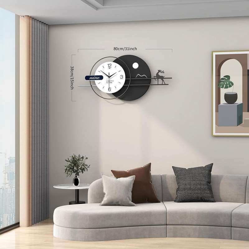 Extra Large Battery Operated Modern Wall Clock