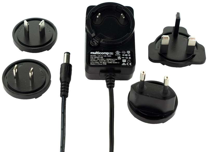 Multicomp Pro (MP007766) AC/DC Power Supply, 1 Output, 12 W, 5 VDC, 2 A