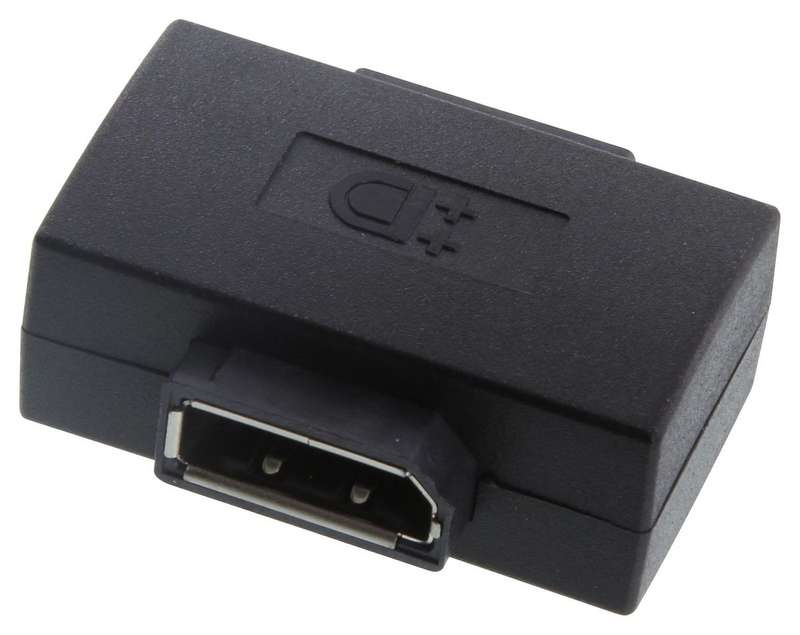 L-com (DP-FF) Audio Adapter, DisplayPort Receptacle, DisplayPort Receptacle