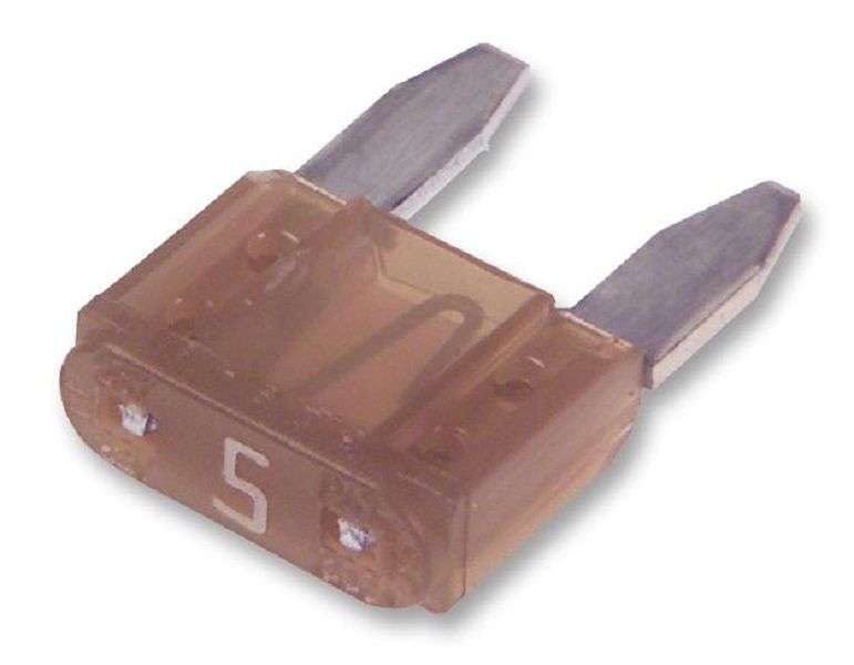 LittleFuse 0297005.WXNV Automotive Fuse, Fast Acting 5 A