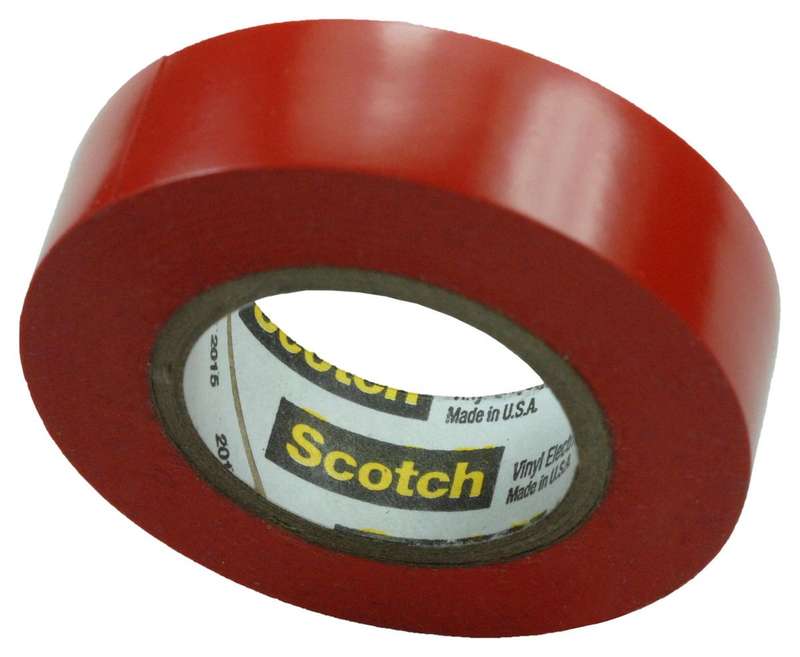 3M (35 RED (1/2"X20FT) Electrical Insulation Tape,12.7 mm x 6.1 m