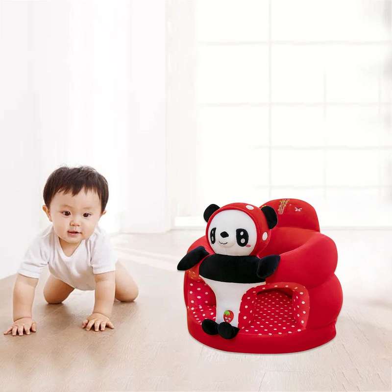 Baby Learning To Sit On Sofa Small Child Sofa Cartoon Baby Seat - Red