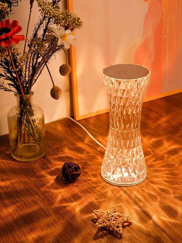 Crystal Diamond Multicolour Touch Desk Lamp