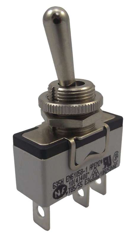 Apem (635H/2) Toggle Switch, (On)-On, SPDT, Non Illuminated