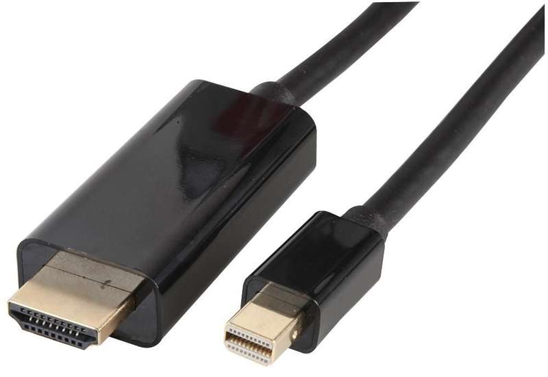 Pro Signal (PSG3265) Mini DisplayPort Plug, HDMI Plug, 3m, Black