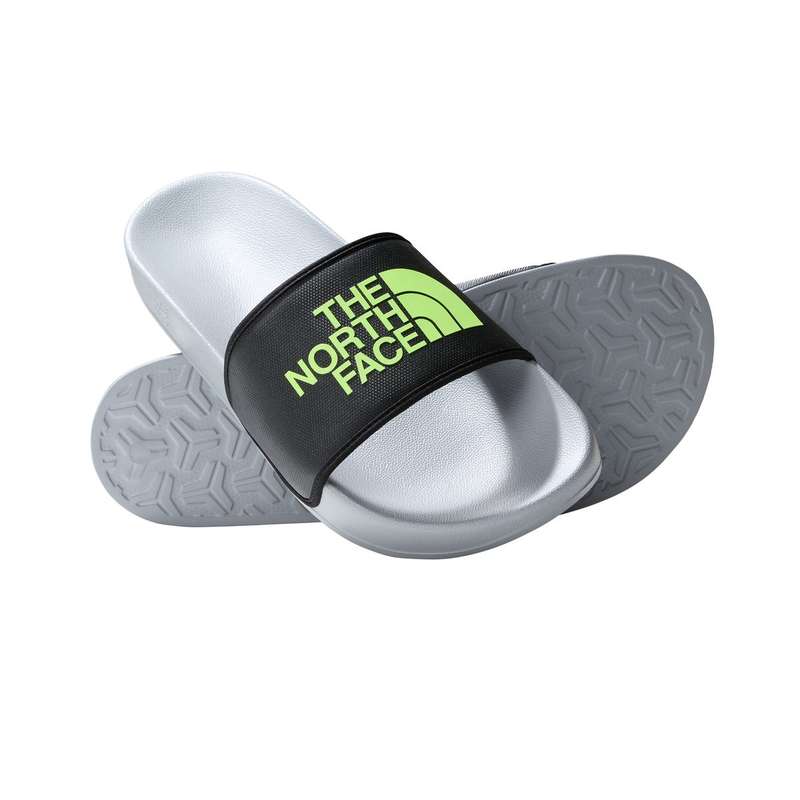 THE NORTHFACE BASE CAMP SLIDES GREY YELLOW