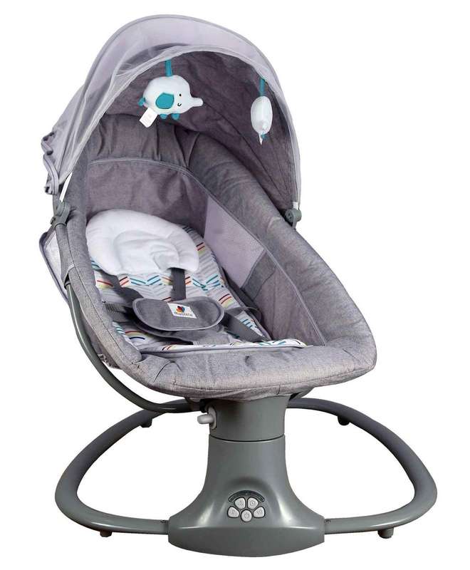 3-in-1 Deluxe Multi-Function Bassinet-Grey