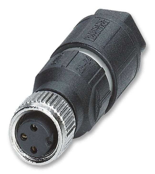 Phoenix Contact (SACC-M 8FS-3QO-0,5-M) Sensor Connector, M8, Female