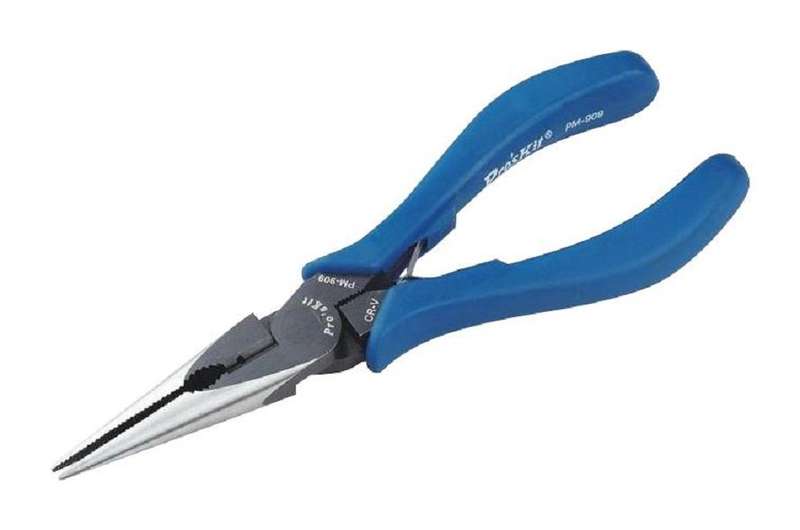 Proskit (PM-909) Long Nose Plier, Black Oxide Finish, 170mm