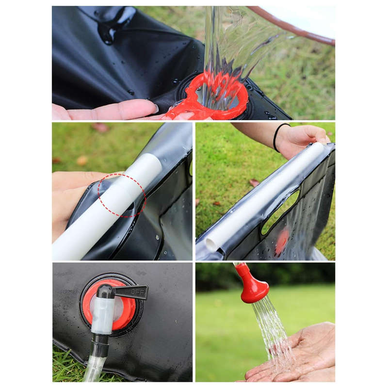 20L Solar Shower Bag - Heats up to 50 Degrees !!