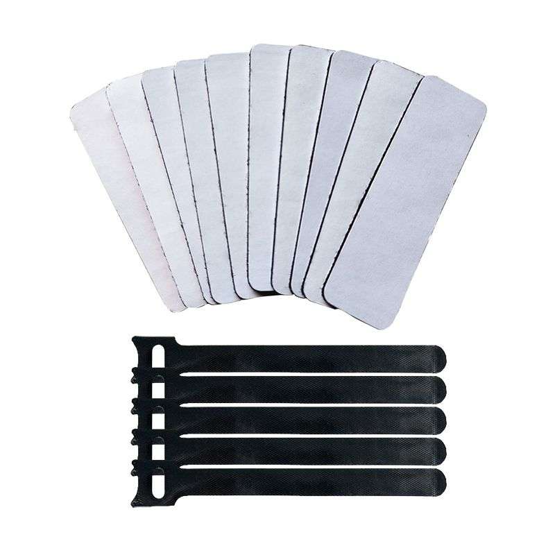 DHAO Hook And Loop Strips Reclosable Heavy Duty Mounting Tape - White