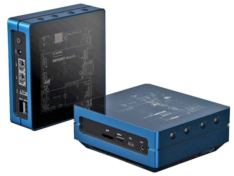 Seeed Studio (114992152) Computer Case, Aluminium, Blue