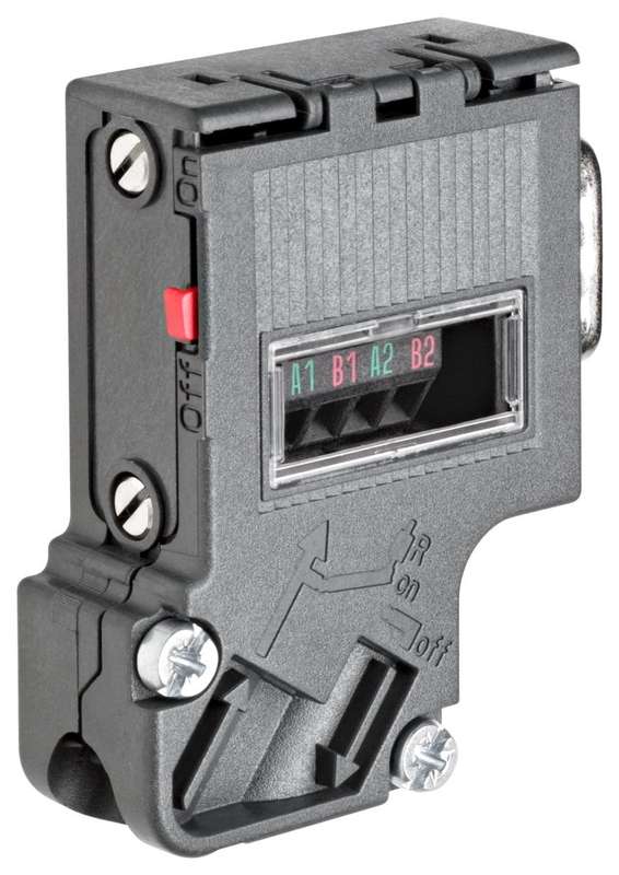Siemens (6ES7972-0BA42-0XA0) Bus Connector, Profibus, RS485, Screw