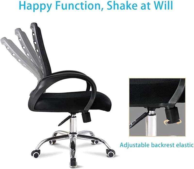 Ergonomic Mesh 360° Swivel Office Chair With Armrest - Pack of 2