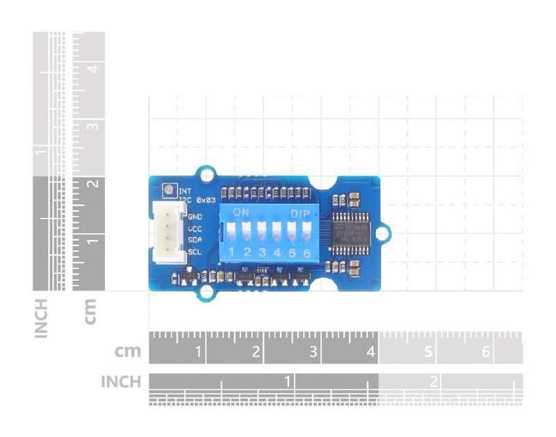 Seeed Studio (111020043) DIP Switch Board, with Cable, 6 Position