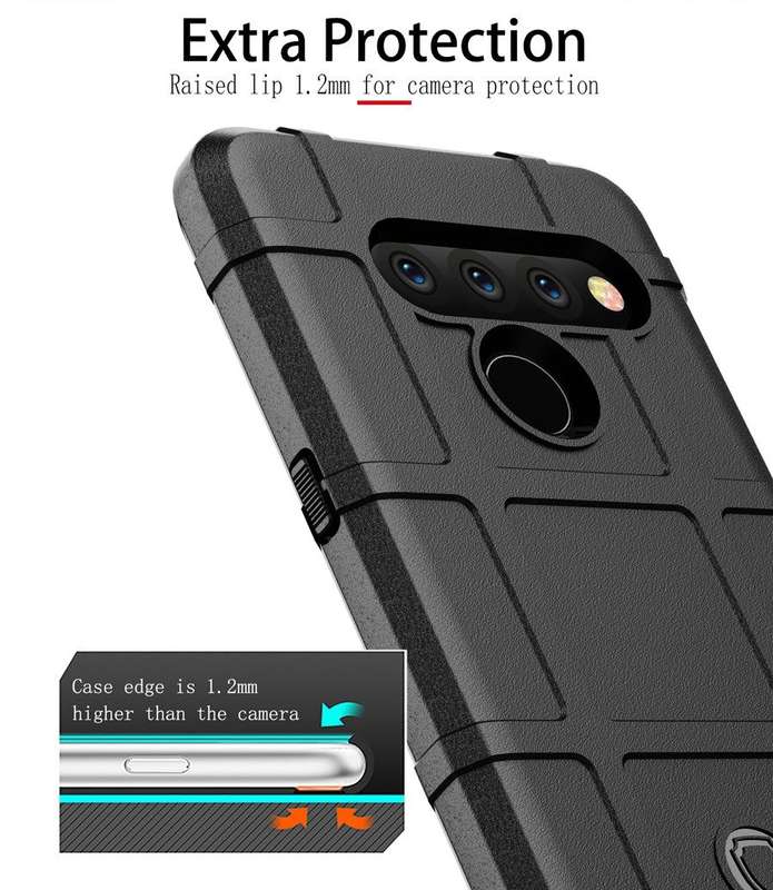 360° Full Protection Rugged Shield Armor Matte Soft Case Cover FOR LG V50