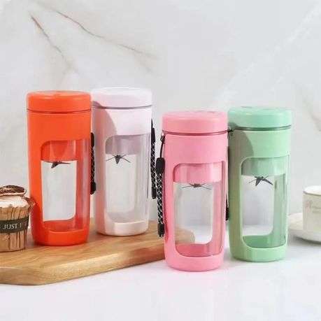 Portable Electric Juice Cup With Six Head Stainless Steel 450ML